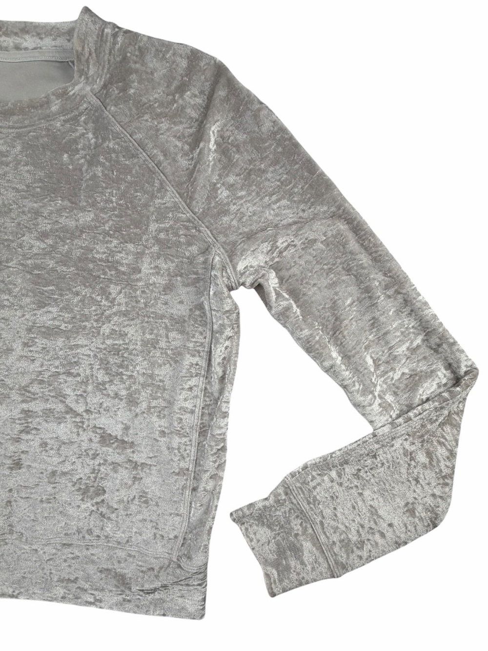 Lululemon Women’s Two Piece Set Crushed Velvet Joggers & Down Crew Neck Size 4 - Picture 8 of 10